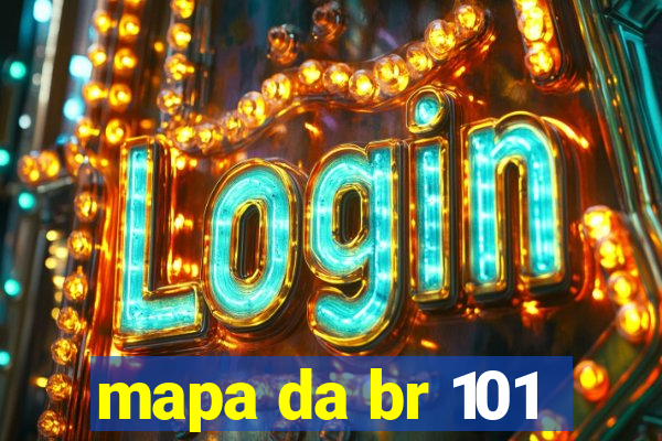 mapa da br 101